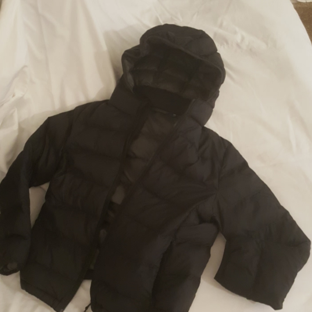 Kids hooded lightweight down coat